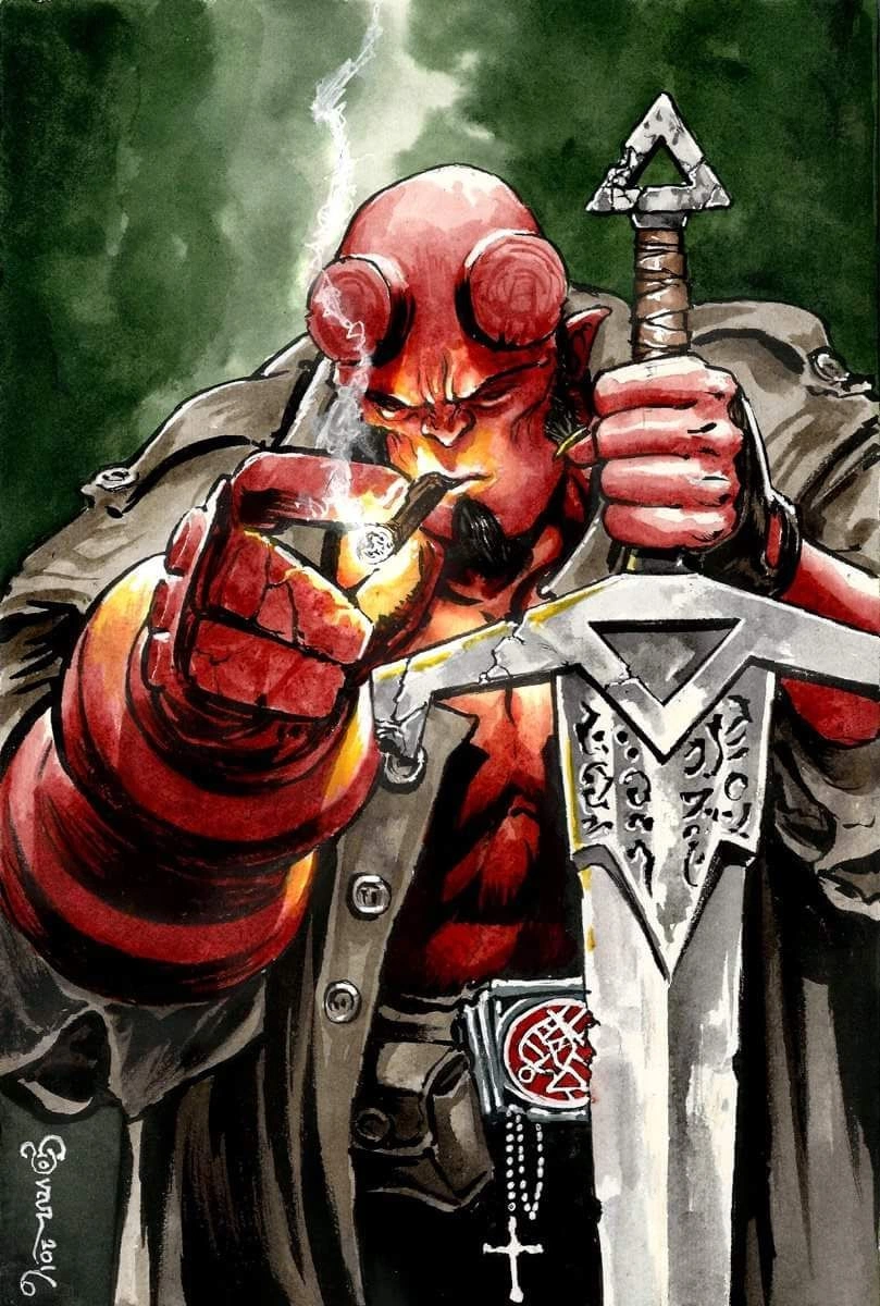 Hellboy | Excalibur y Cigarro