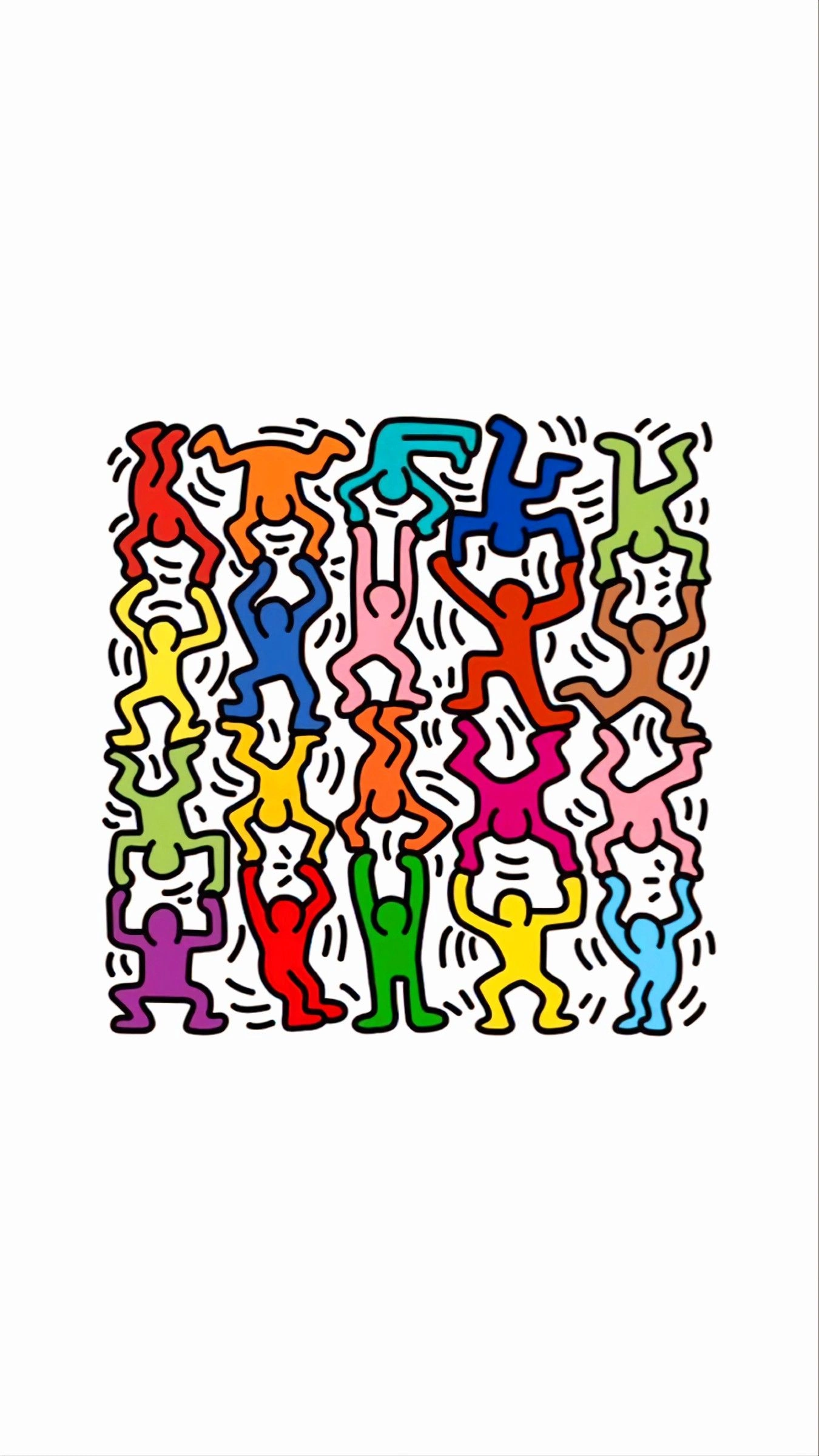 Keith Haring | Figuras en Colores