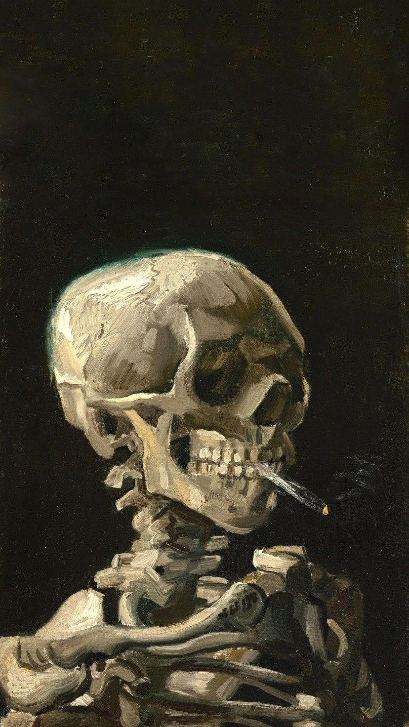 Vincent van Gogh | Calavera con Cigarillo