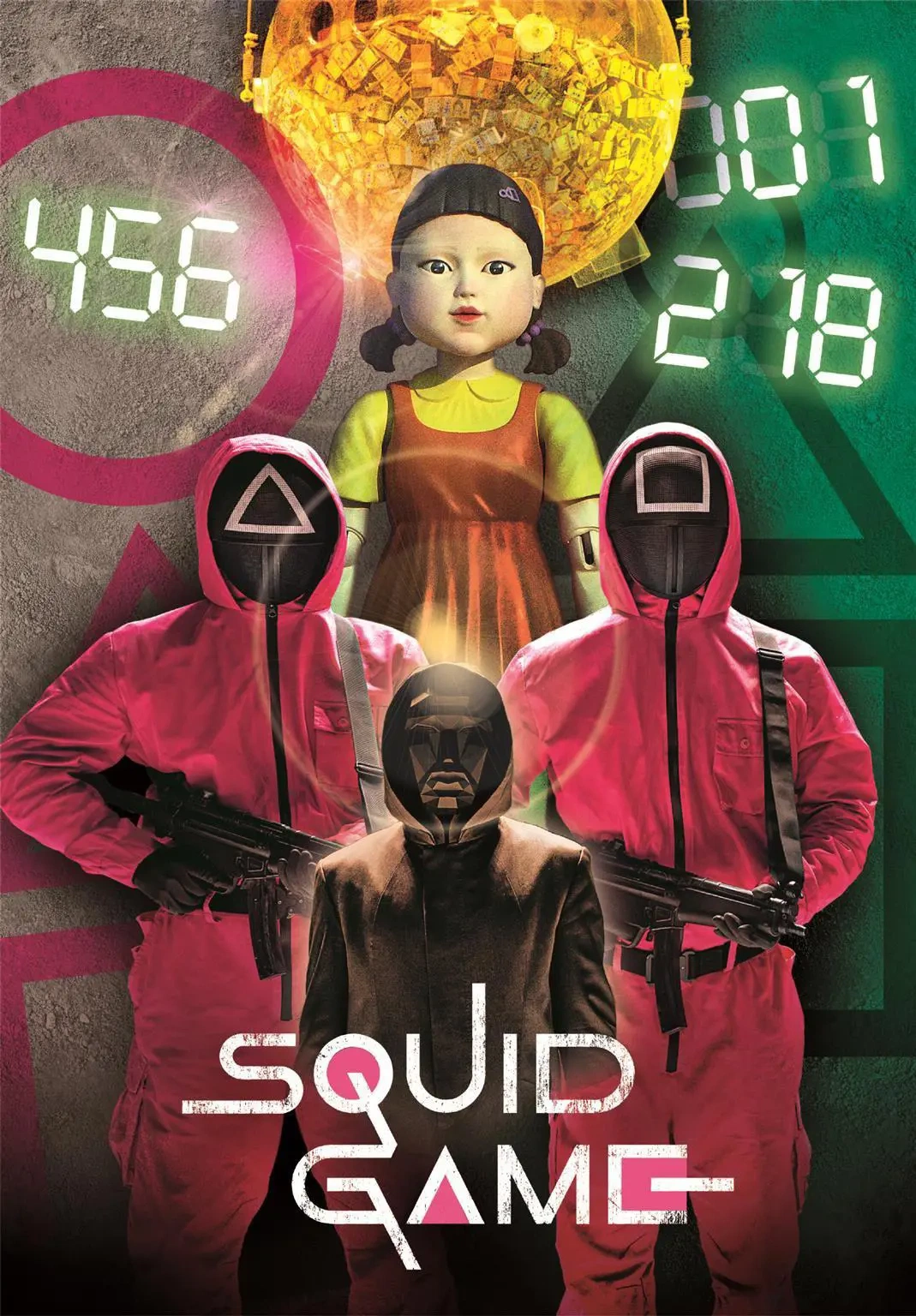Squid Game | Front Man, Guardias y Muñeca