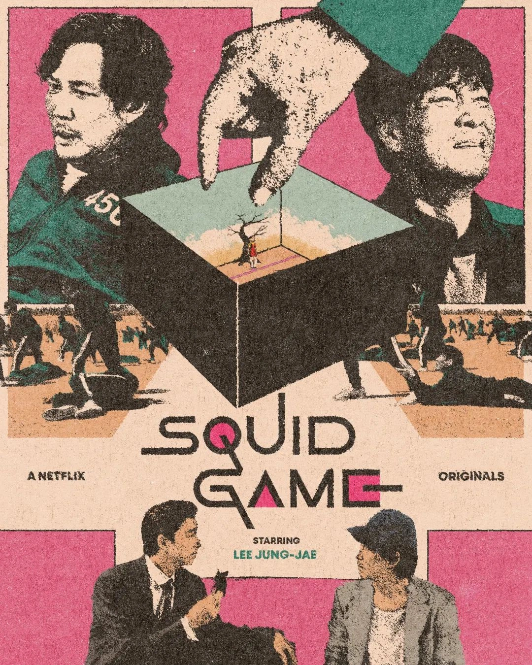 Squid Game | Collage Pop Art