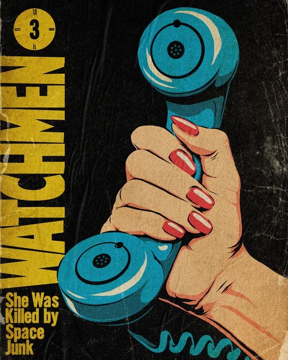 Watchmen | Teléfono She Was Killed by Space Junk
