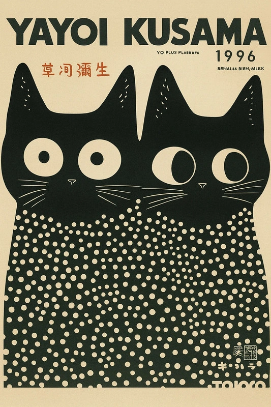 Yayoi Kusama | Gatos Lunares